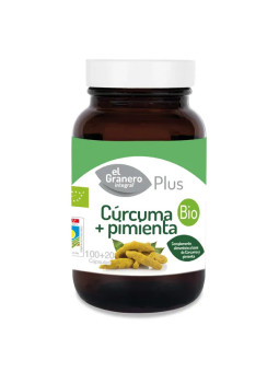 GRANERO S Curcuma Poivre Bio 440mg 100+20 Gélules