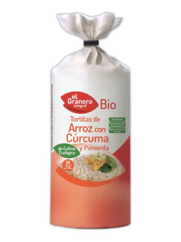 Granero Galettes de Riz au Curcuma et Poivre Bio 115 g