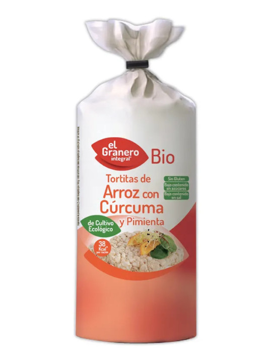 Granero Galettes de Riz au Curcuma et Poivre Bio 115 g