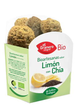 Granero Biscuits Artisanaux Saveur Citron aux Graines de Chia 250g