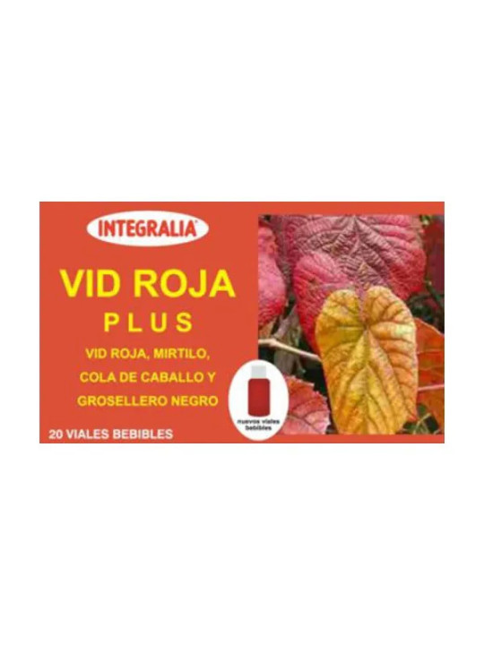 Integralia Vigne Rouge Plus 20 Ampoules