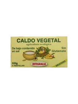 Integralia Bouillon Végétal Bio Sans Sel Marin 6 Cubes x 10g