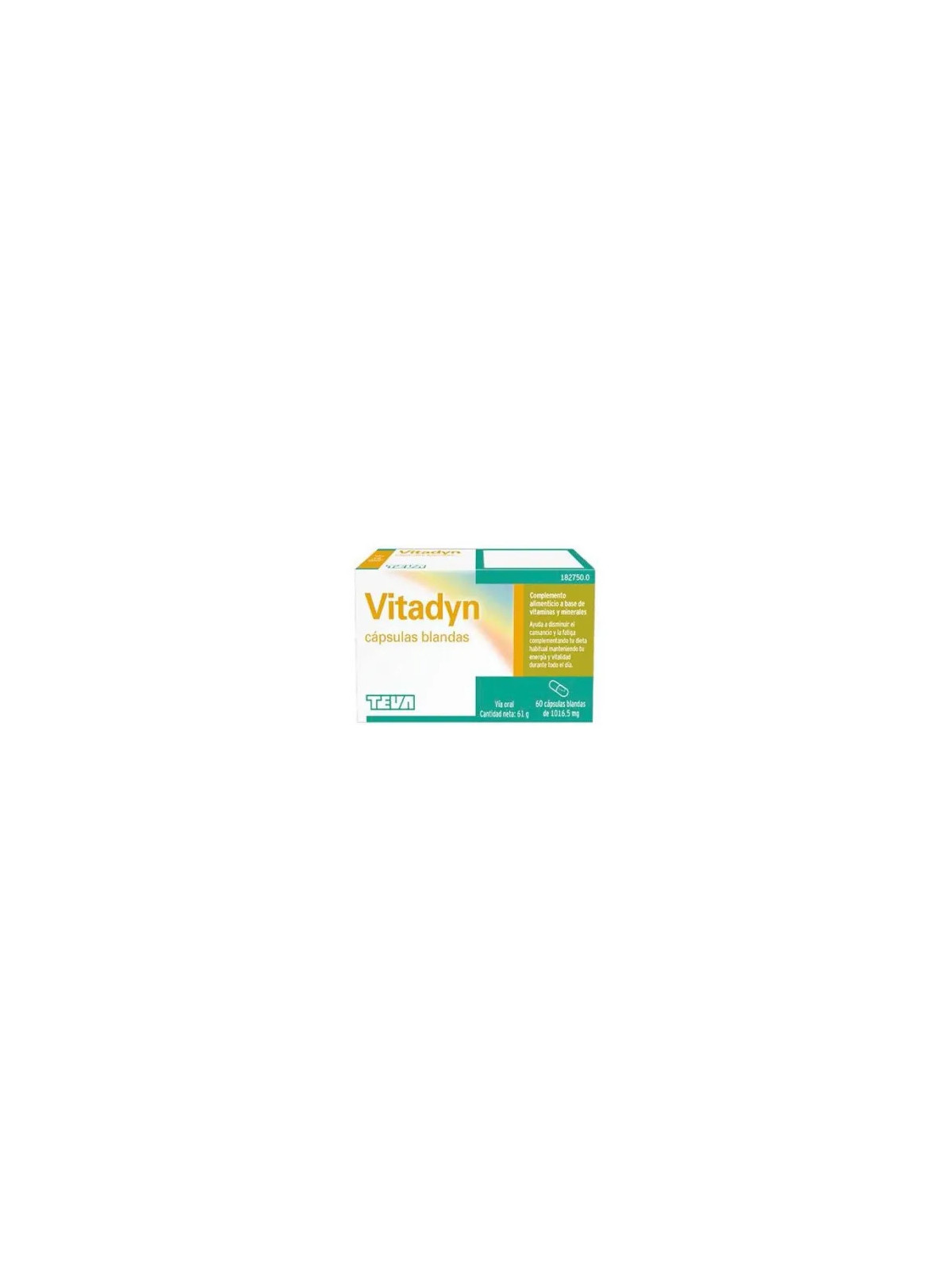 TEVA PHARMA Vitactiv 60 Capsules Molles