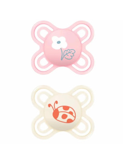 MAM Baby Sucette Perfect Star 0-2 Mois Rose 2U