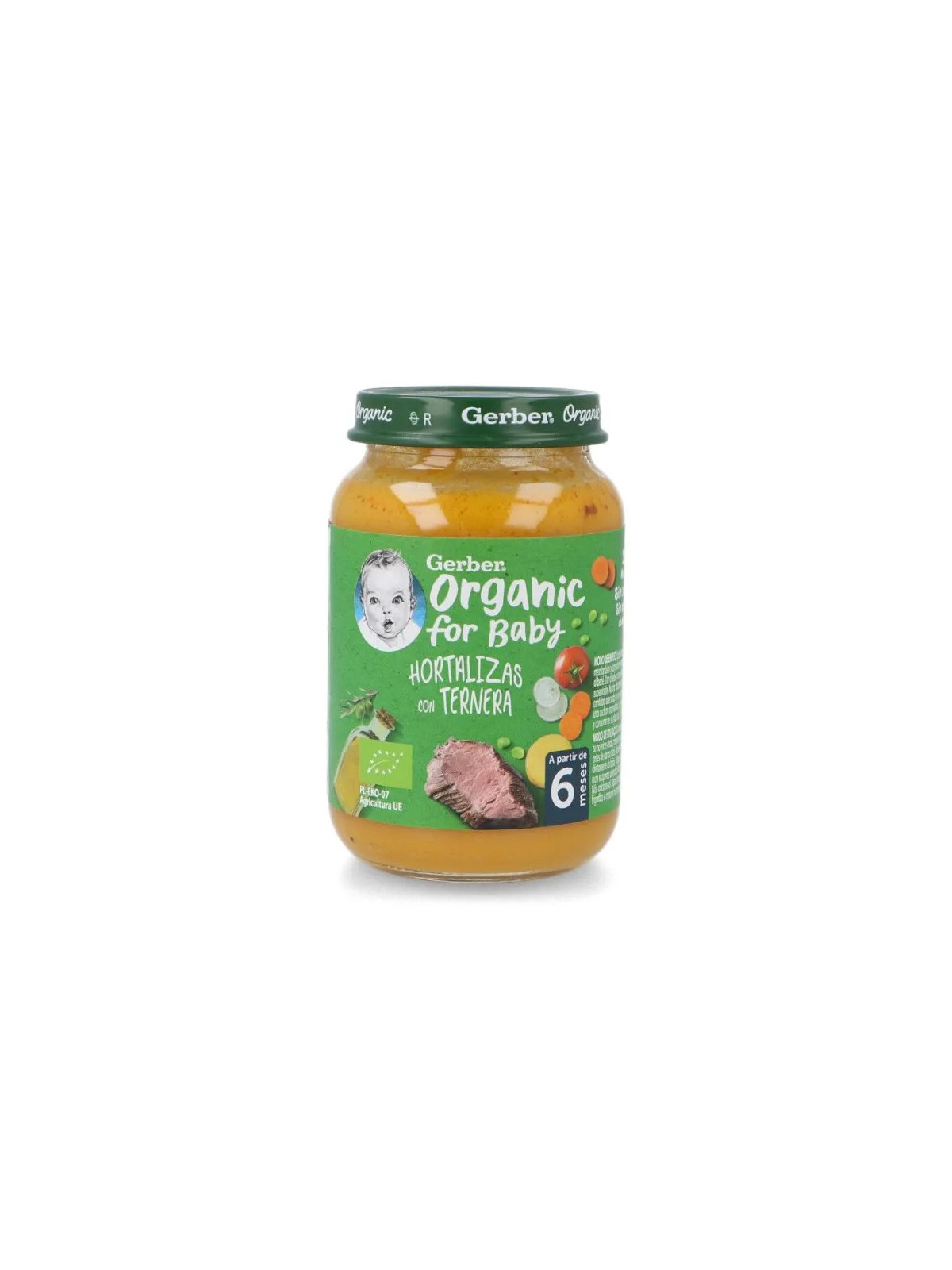 Gerber Organic Légumes Veau 1 Unité 190g