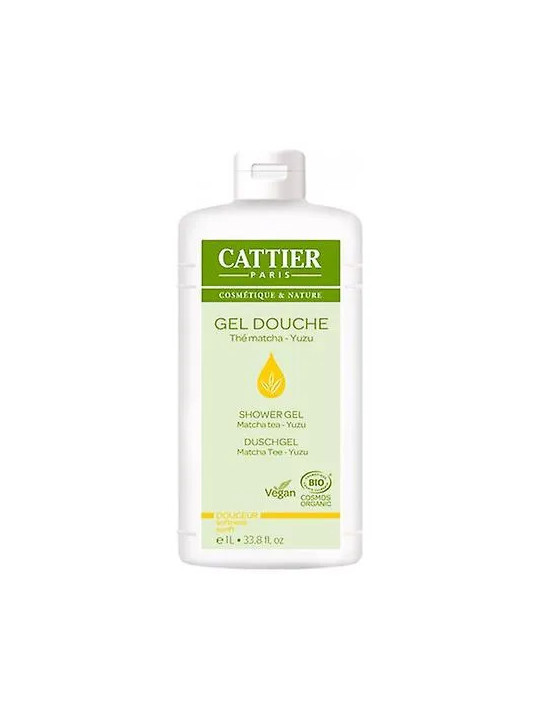 Cattier Gel Douche Douceur Thé Matcha 1L