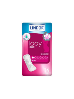 Hartmann Lindor Lady Pad Mini 2 Gouttes 14 unités