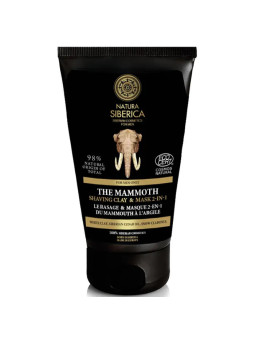Natura Siberica The Mammoth Argile de Rasage et Masque 2-en-1 150ml