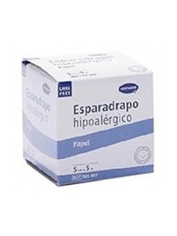 Hartmann Sparadrap Hypoallergénique Papier 5m x 2,5cm