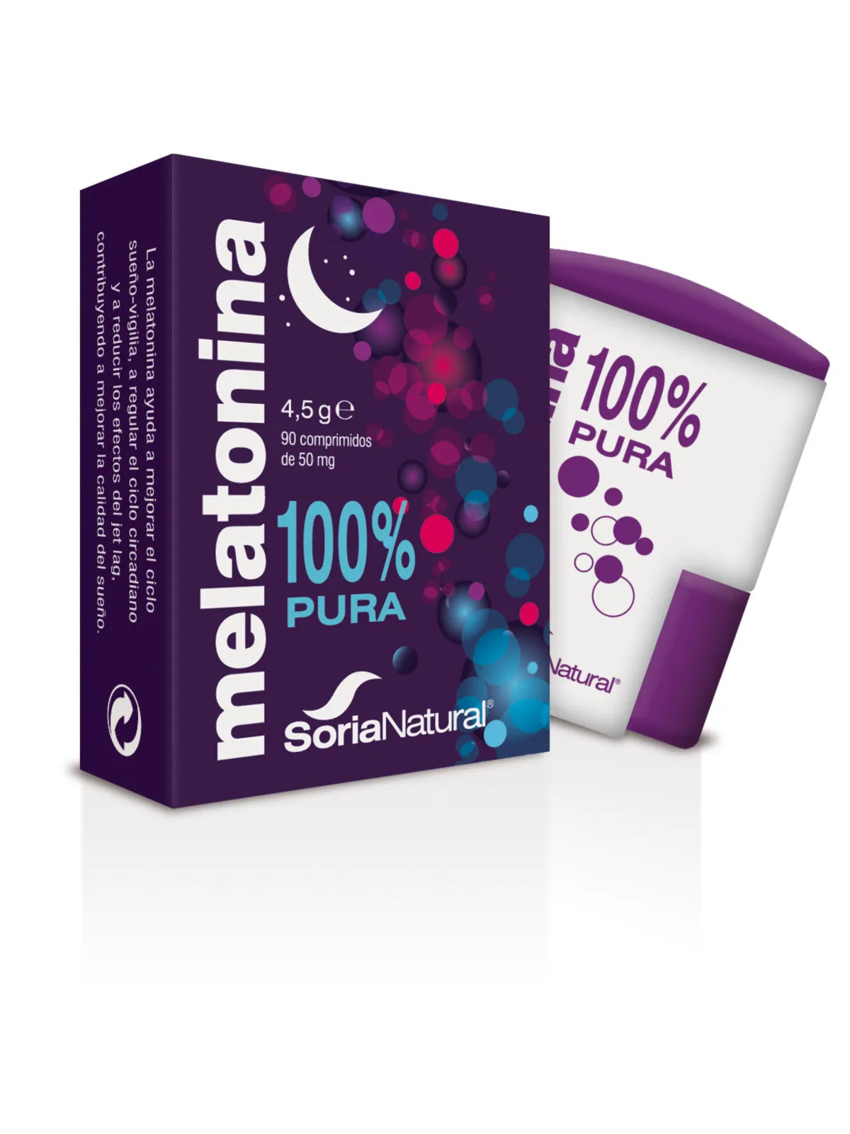 Soria Natural Mélatonine 100% Pure 1,9 mg 90 Comprimés