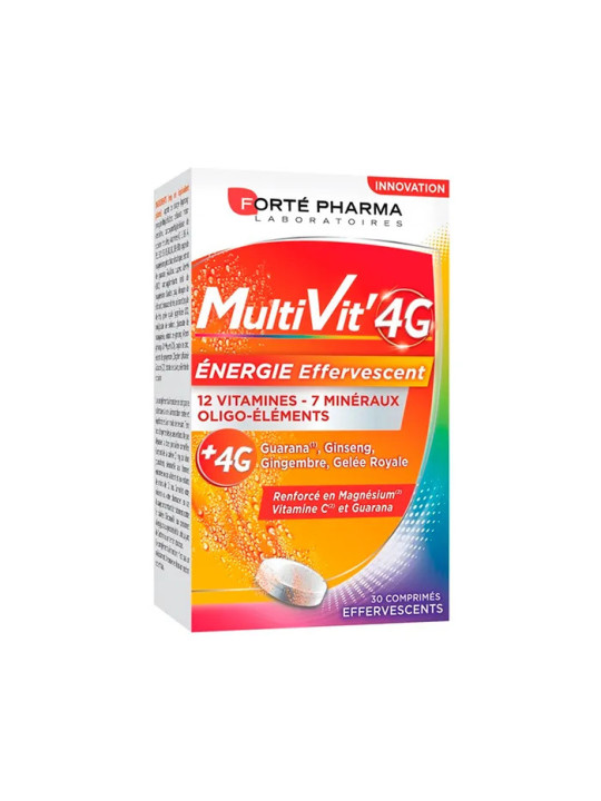 Forté Pharma Multivit 4G Energy 30 Comprimés Effervescents