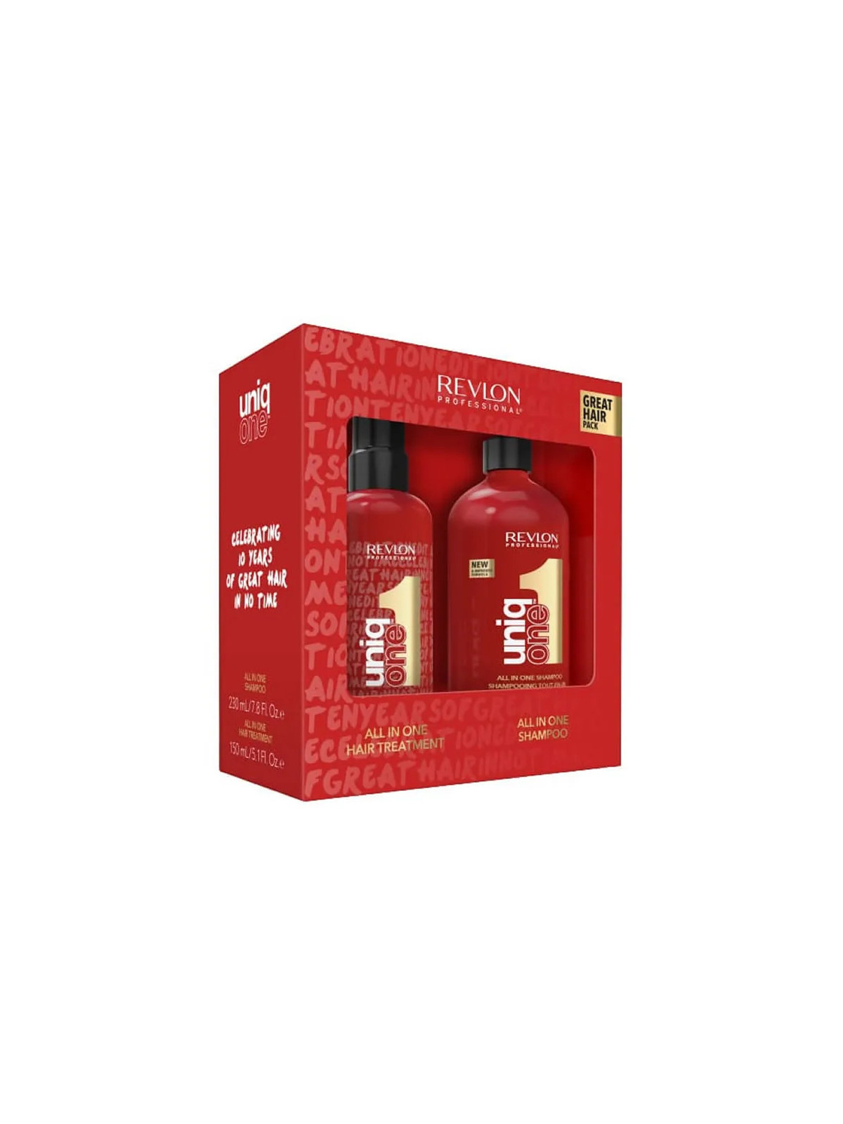 Revlon Uniq One Shampooing 230ml Coffret 2 Produits