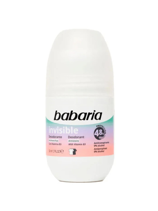 Babaria Déodorant Roll-On Invisible 50ml