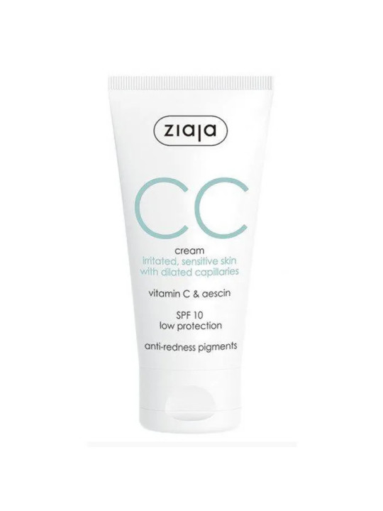 Ziaja CC Crème Correctrice Peaux Irritées et Sensibles 50ml
