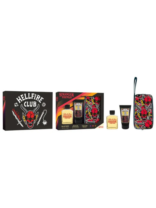 Stranger Things Men Eau de Toilette Vaporisateur 100ml Coffret 3 Produits