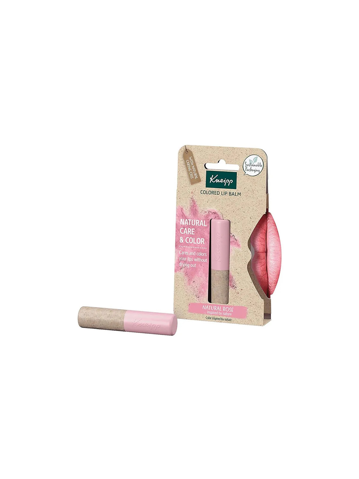 Kneipp Baume à Lèvres Coloré Natural Rosé 3,5 g