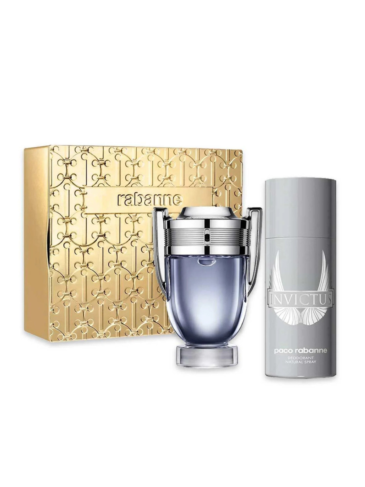 Paco Rabanne Invictus Eau de Toilette 100ml + Déodorant 150ml Coffret