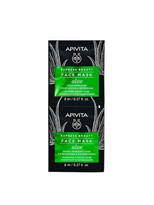 Apivita Masque Hydratant Rafraîchissant 2x8 ml