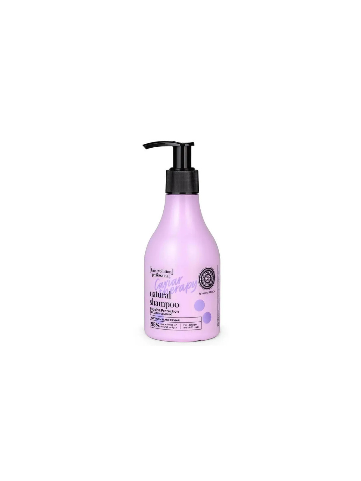 Natura Siberica Shampooing Naturel Caviar Therapy Réparation et Protection 245 ml