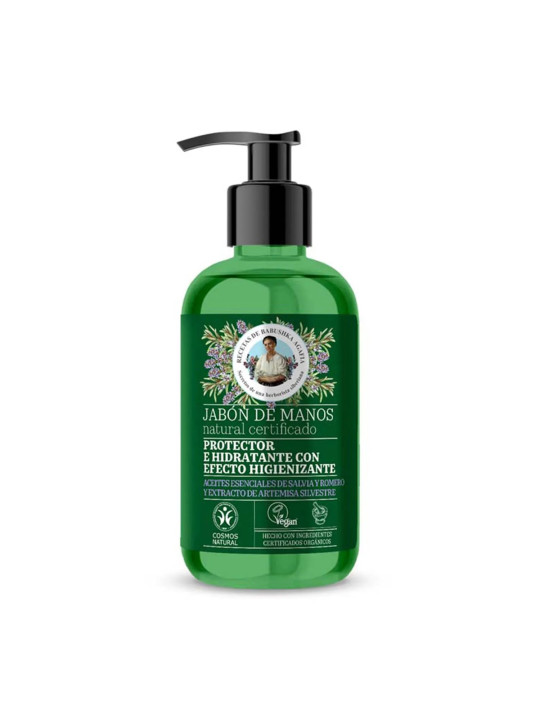 Green Agafia Savon Mains avec Pompe Effet Protecteur Hygiénisant 300 ml