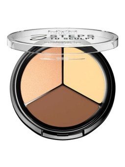 NYX 3 Steps to Sculpt Palette Contouring Light 5g