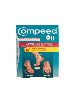 Compeed Pansements Ampoules Pack Mixte 10 Unités