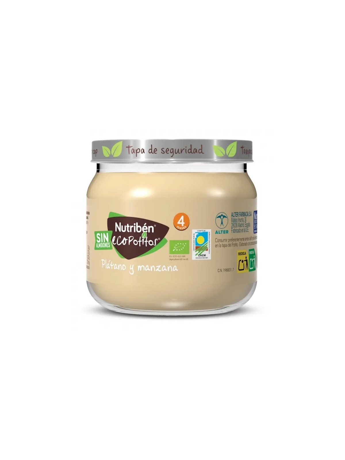 Nutriben Ecopotito Banane Pomme 120g