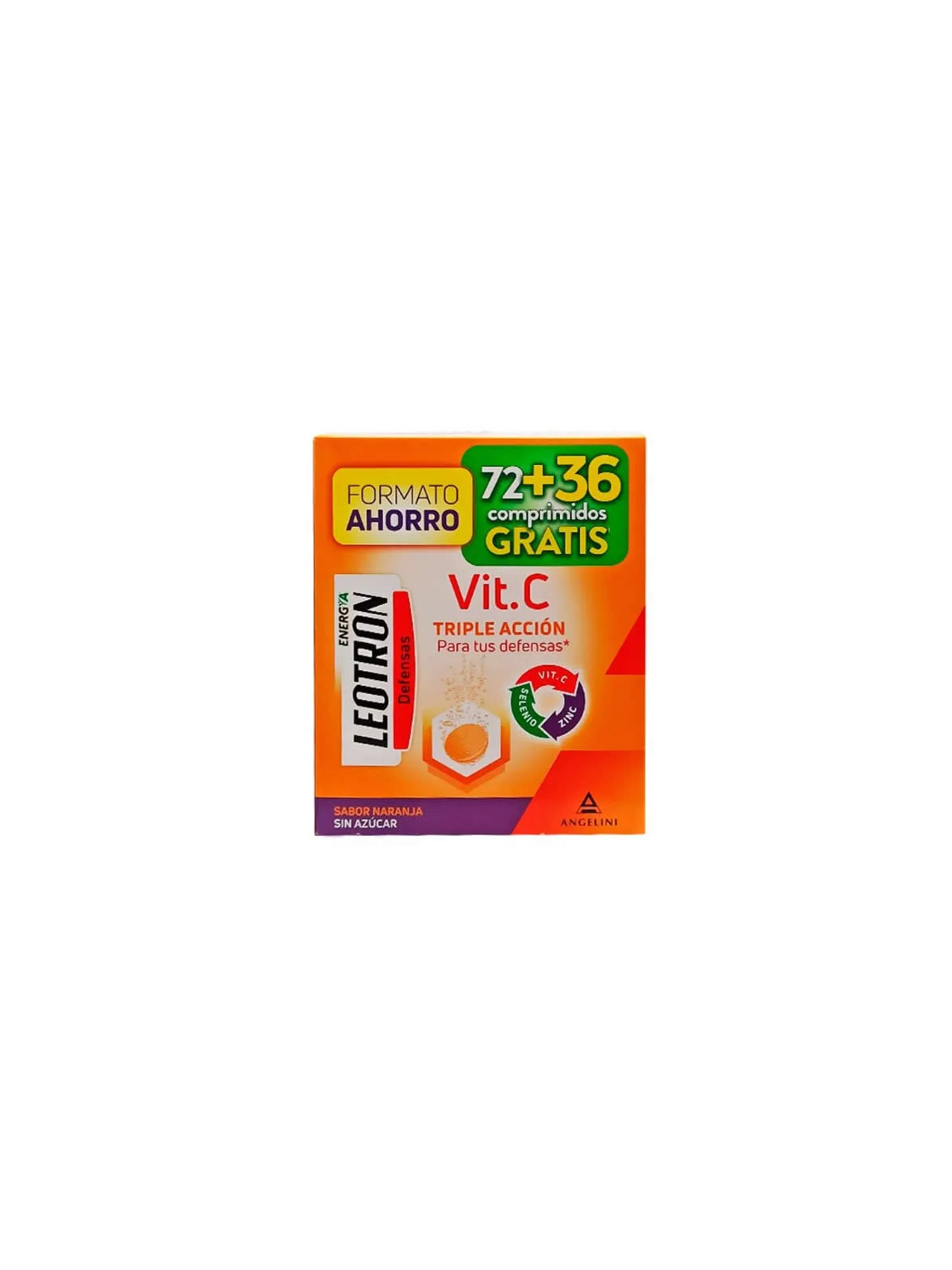 Leotron Vitamine C 72+36 Comprimés Effervescents