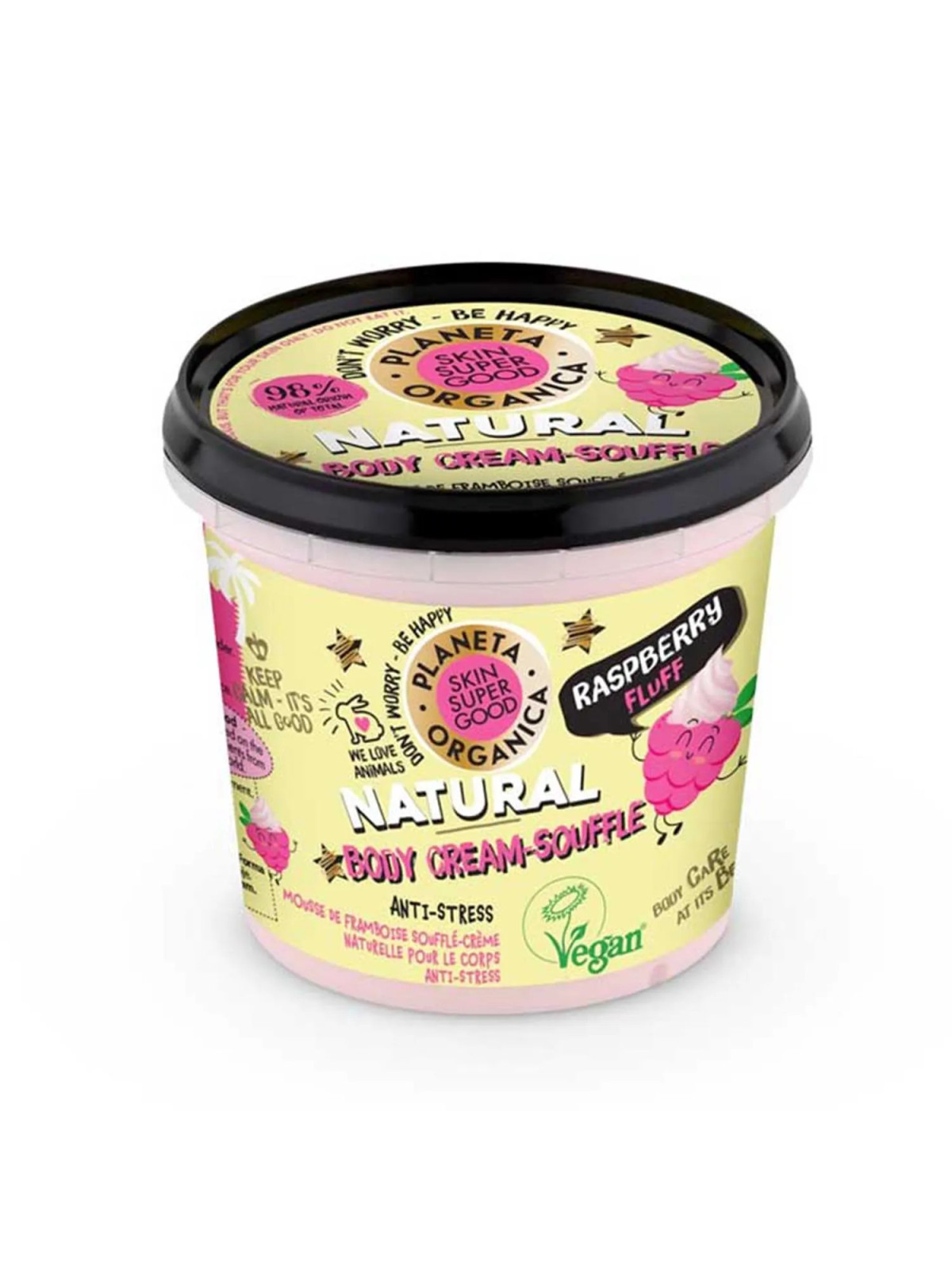 Natura Siberica Skin Super Good Crème Corps Naturelle Raspberry Fluff 360ml