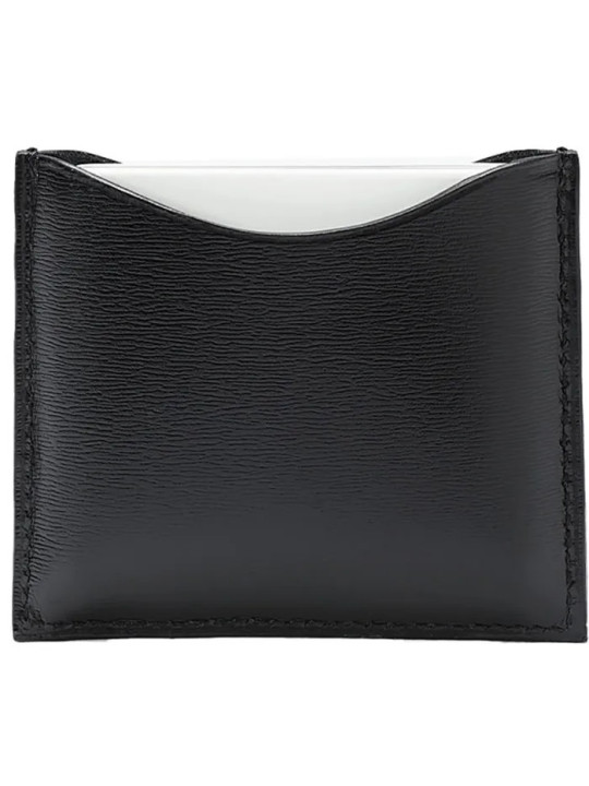 La Bouche Rouge Boîtier Compact Cuir Noir
