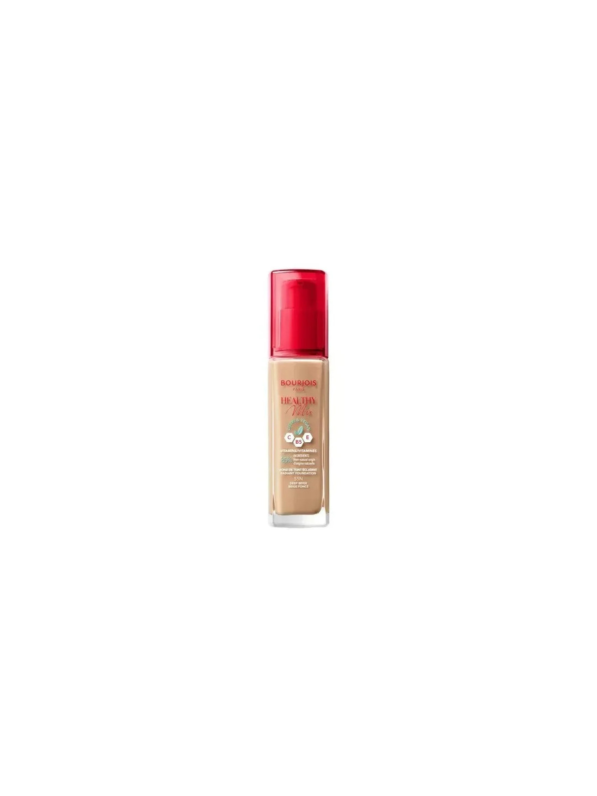 Bourjois Healthy Mix Fond de Teint Éclat 55 Deep Beige 30ml