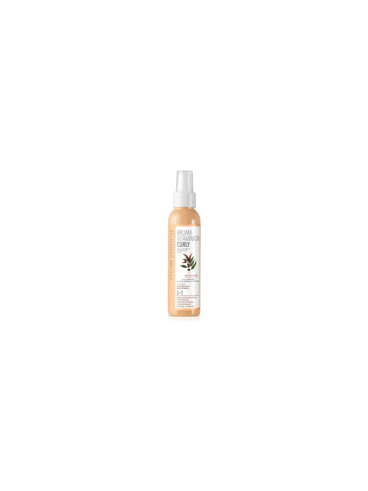Clearé Institute Curly Curly Brume Vitaminée Boucles Définies Hydratation et Brillance 125ml