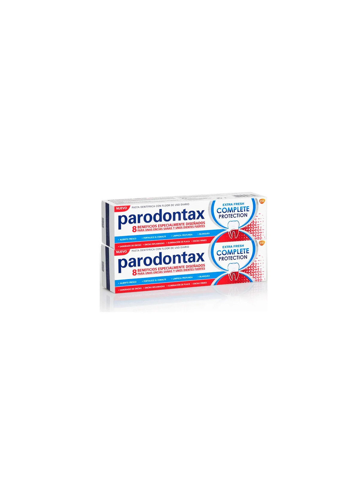 Parodontax Extra Fresh Protection Complète Dentifrice 2x75ml