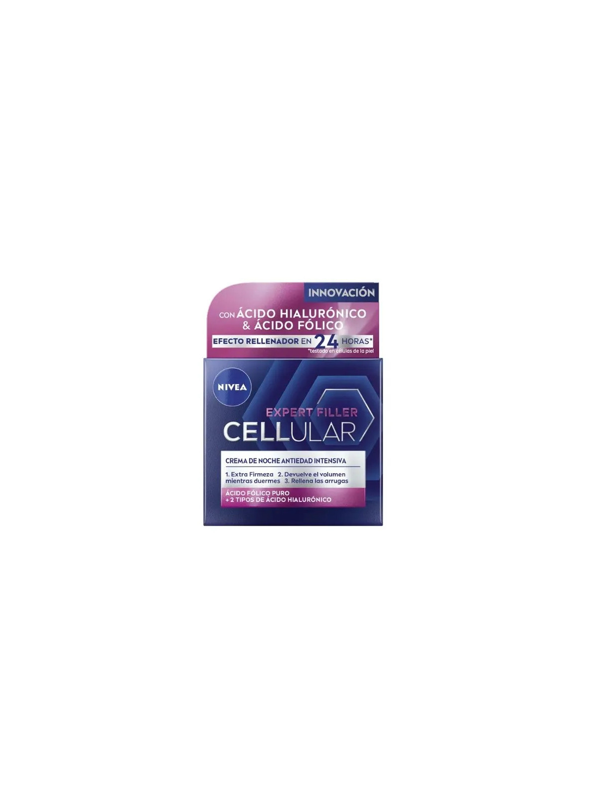 Nivea Cellular Filler Acide Hyaluronique et Folique Crème Nuit 50ml