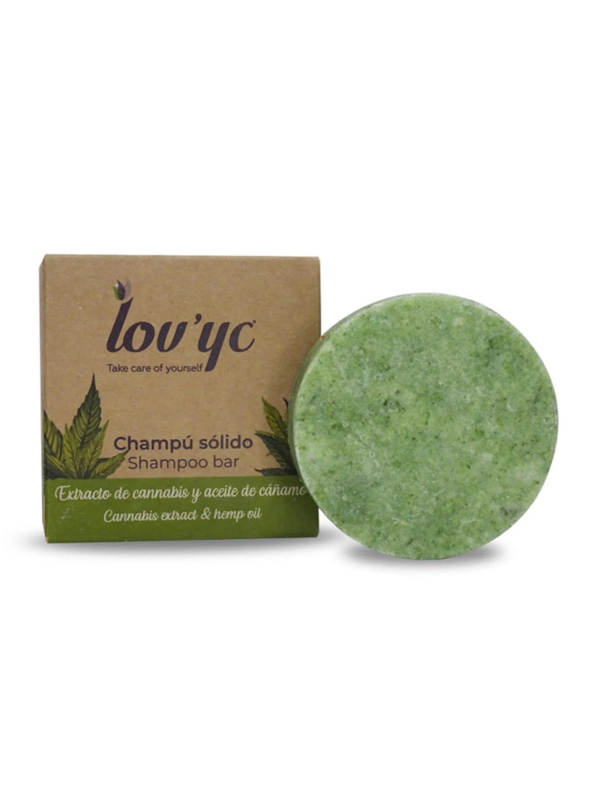 Lovyc Shampooing Solide Cannabis et Huile 50g