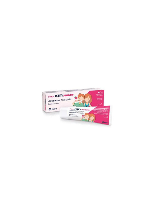 Fluor-Kin Junior Dentifrice Enfant Arôme Fraise 75ml