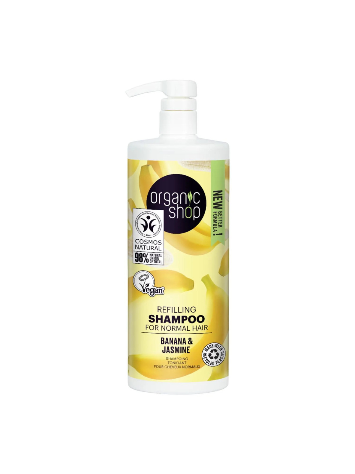 Organic Shop Banana Refillin Shampooing 1000ml