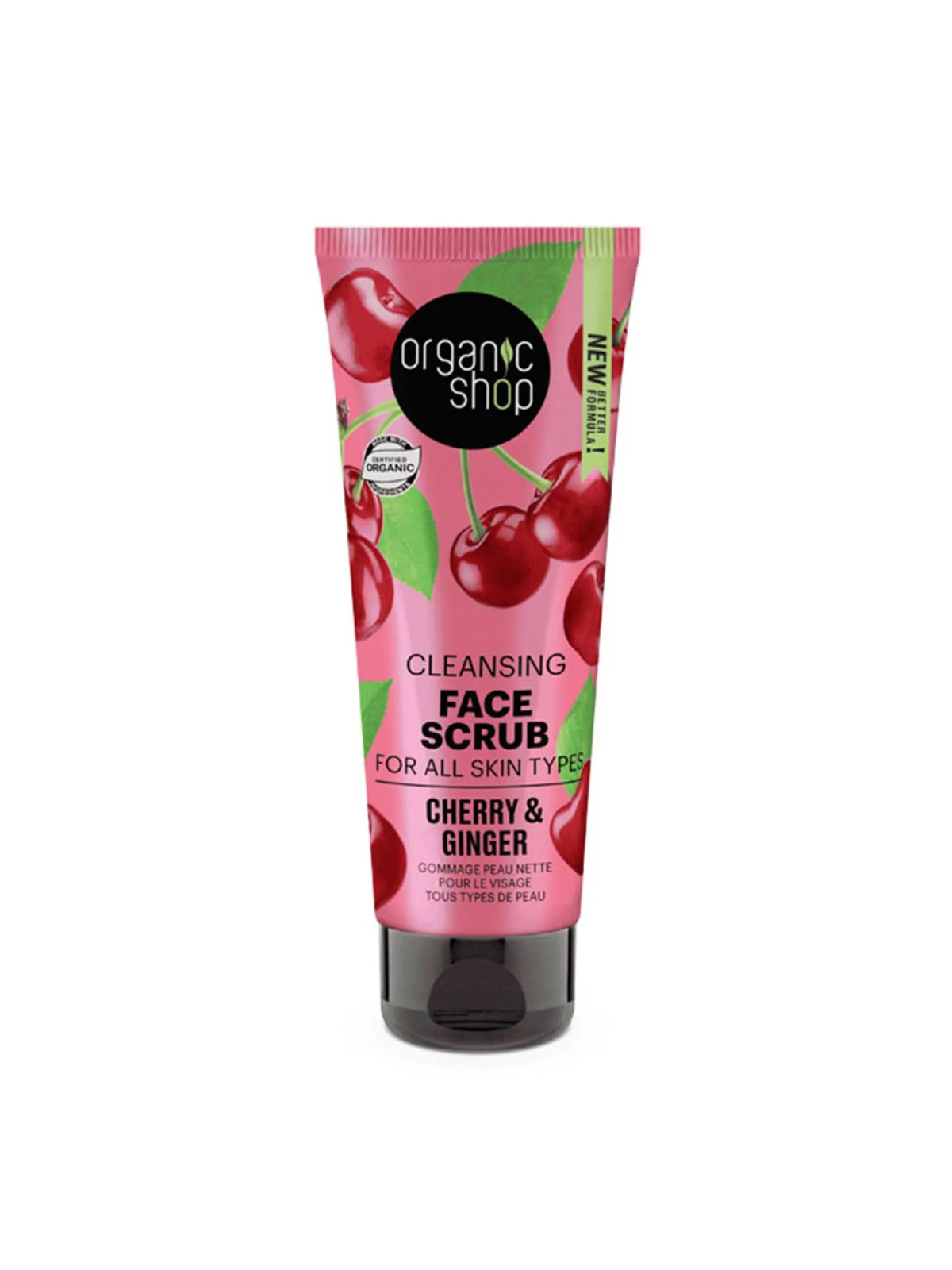 Organic Shop Cleansing Exfoliant Visage Cerises 75ml