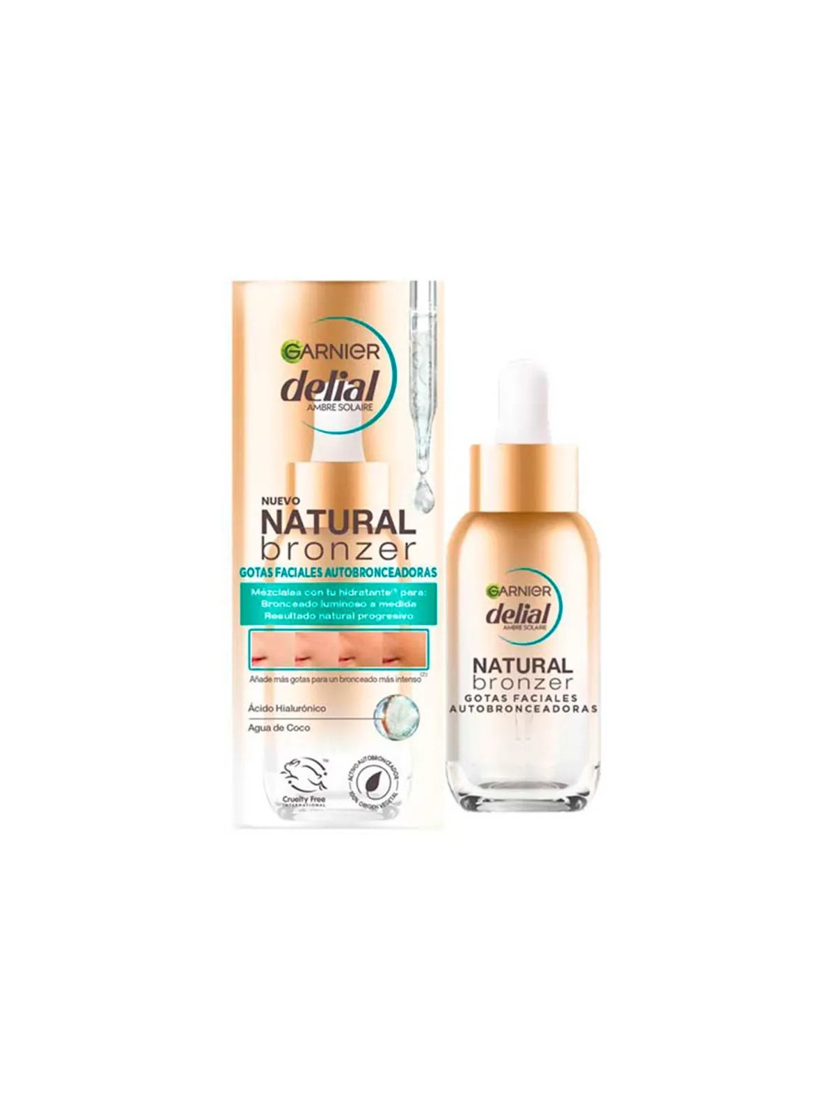 Delial Natural Bronzer Gouttes Autobronzantes Visage 30ml