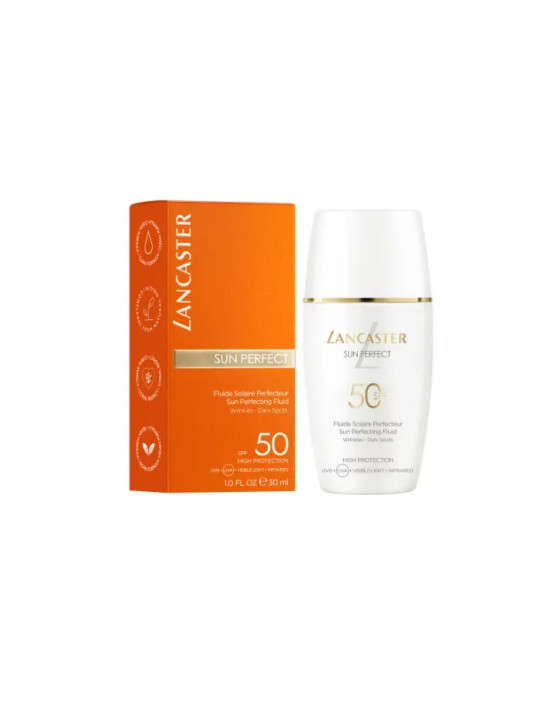 Lancaster Sun Perfect Fluide Perfecteur Anti-Rides Anti-Taches SPF50 30ml