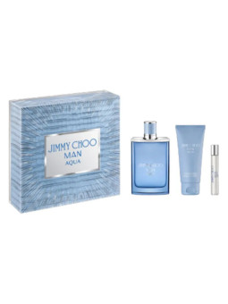 Jimmy Choo Man Aqua Eau de Toilette Vaporisateur 100ml Coffret 3 Produits