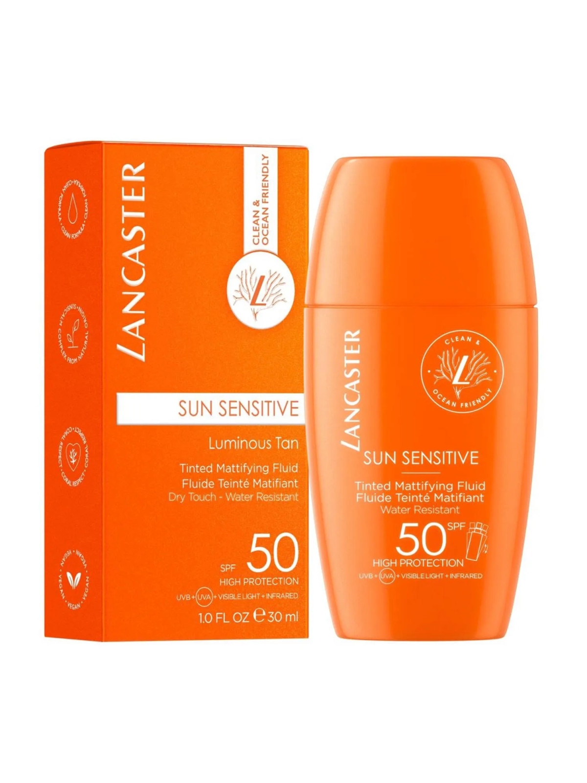 Lancaster Sun Sensitive Fluide Bronzant Lumineux SPF50 30ml