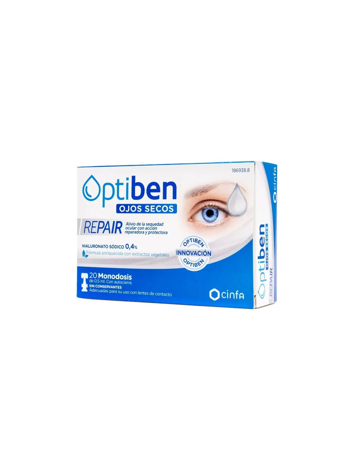 Optiben Réparation Yeux Secs 20 Unidoses