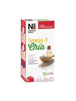 NS Cardioprotecteur Oméga-3 Chia 120 Capsules
