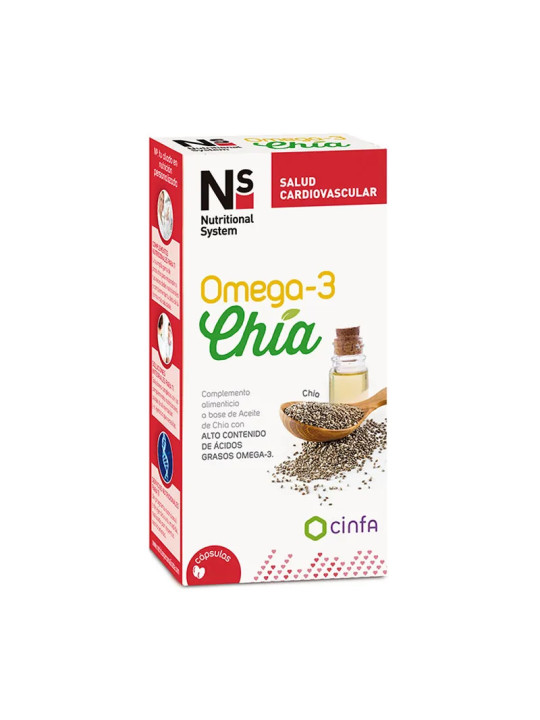 NS Cardioprotecteur Oméga-3 Chia 120 Capsules