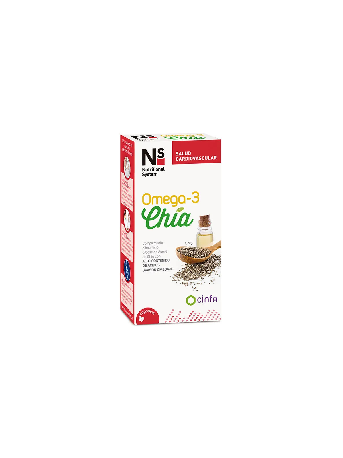 NS Cardioprotecteur Oméga-3 Chia 120 Capsules