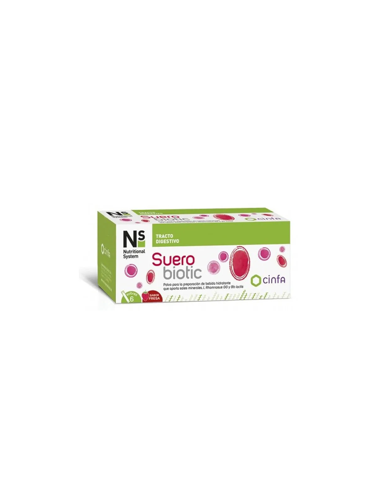 NS Florabiotique Sueropro+ 6 Sachets Fraise