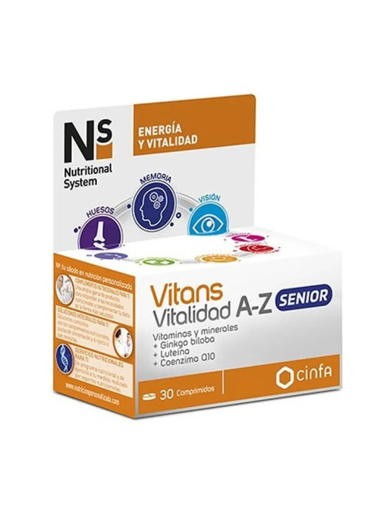 NS Vitans Vitalité A-Z Senior 30 Comprimés