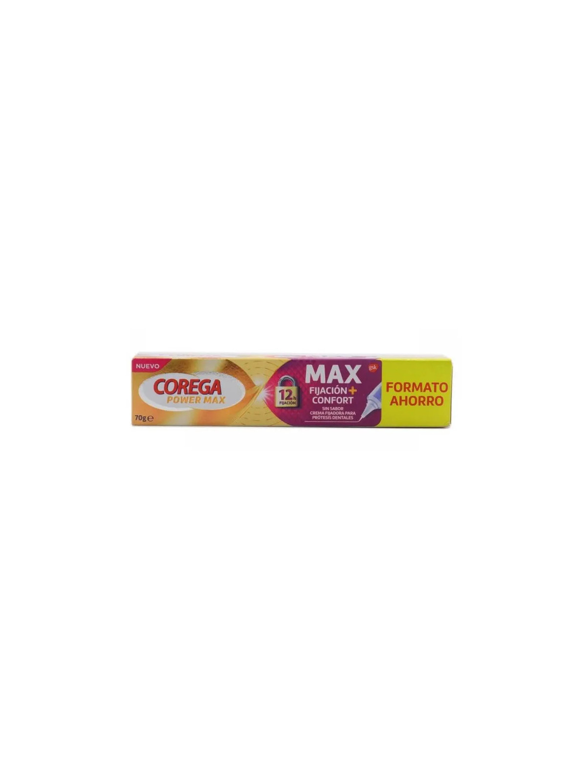 Corega Power Max Crème Fixatrice pour Prothèses Dentaires 70g